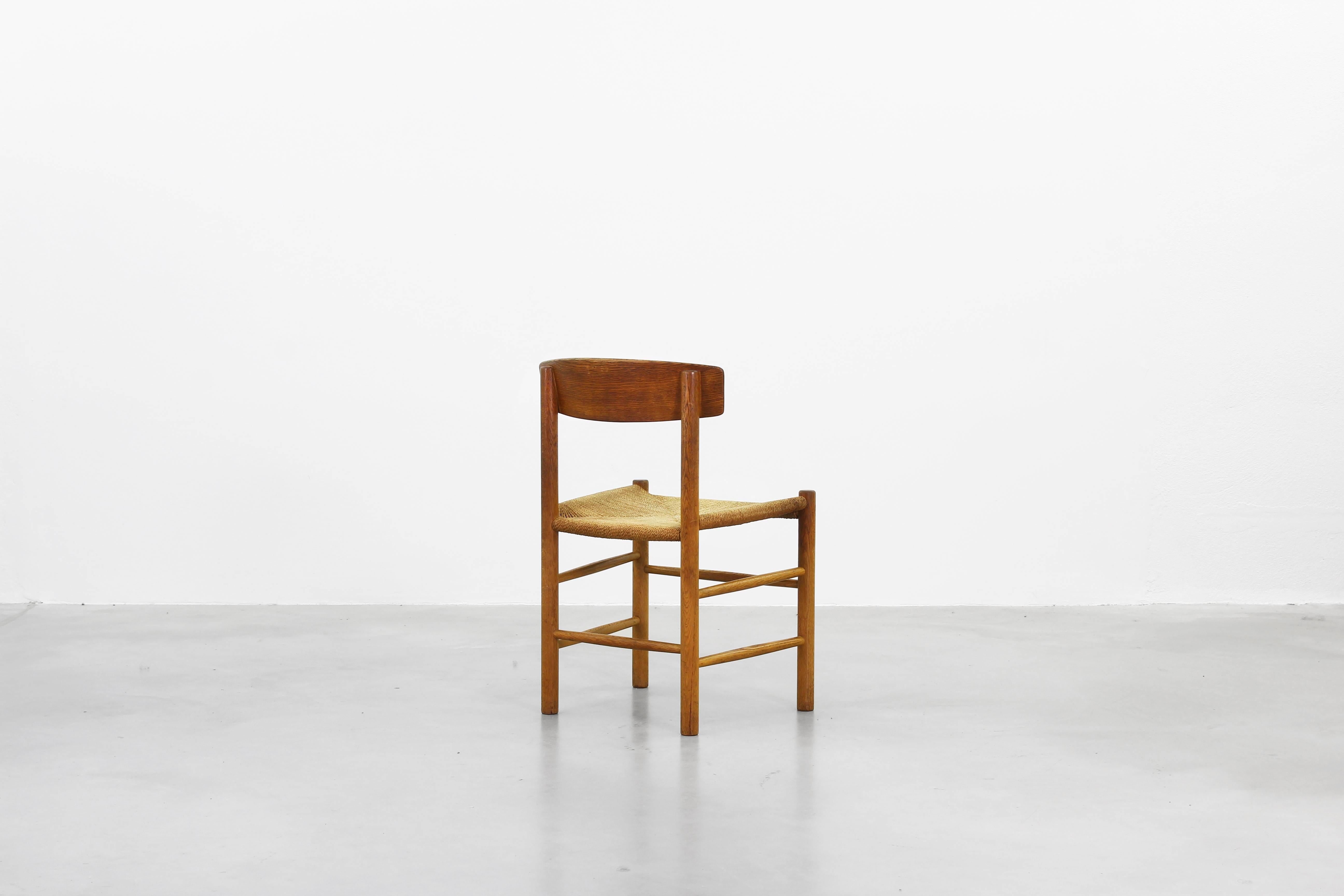 Set of Six Dining Chairs by Børge Mogensen for Fredericia 1