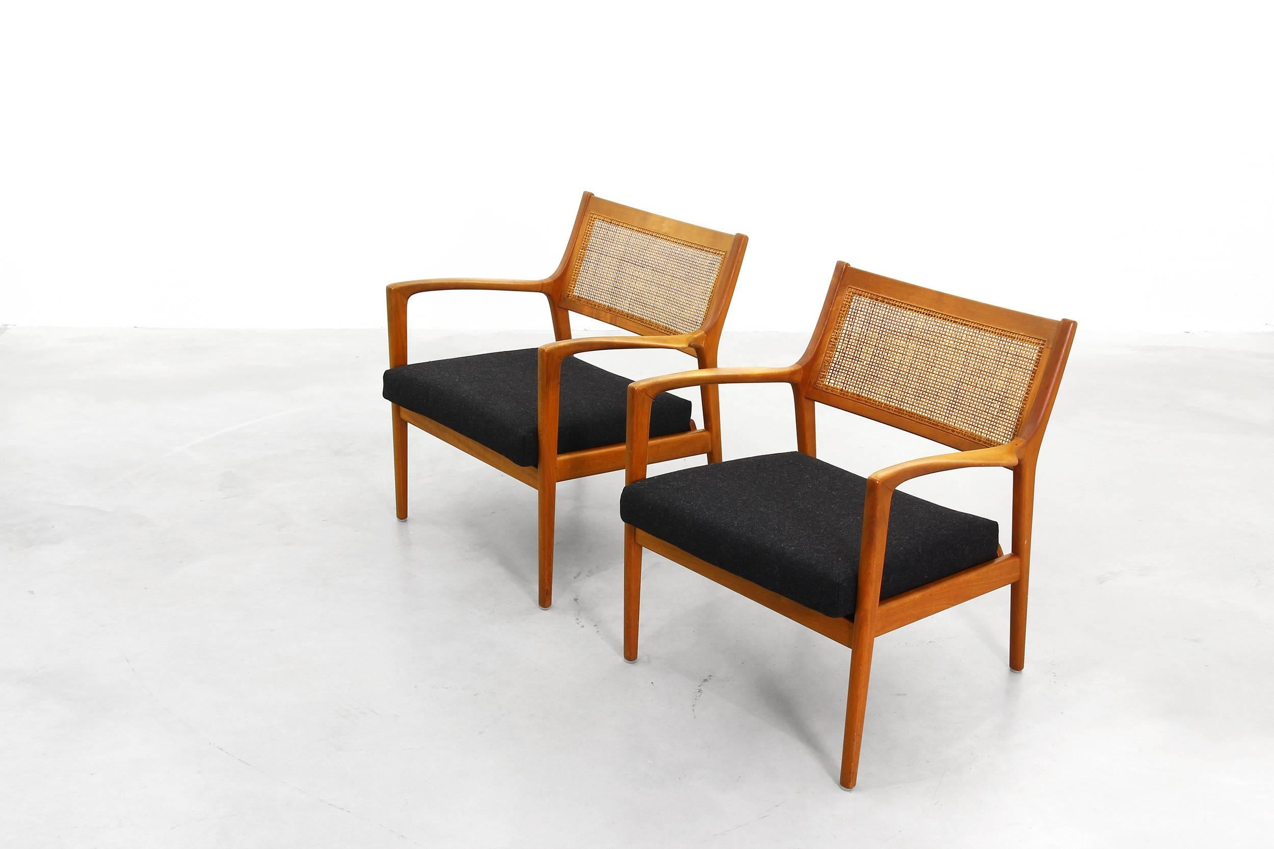 20th Century Pair of Lounge Chairs by Karl Erik Ekselius for JOC Mobler Sweden