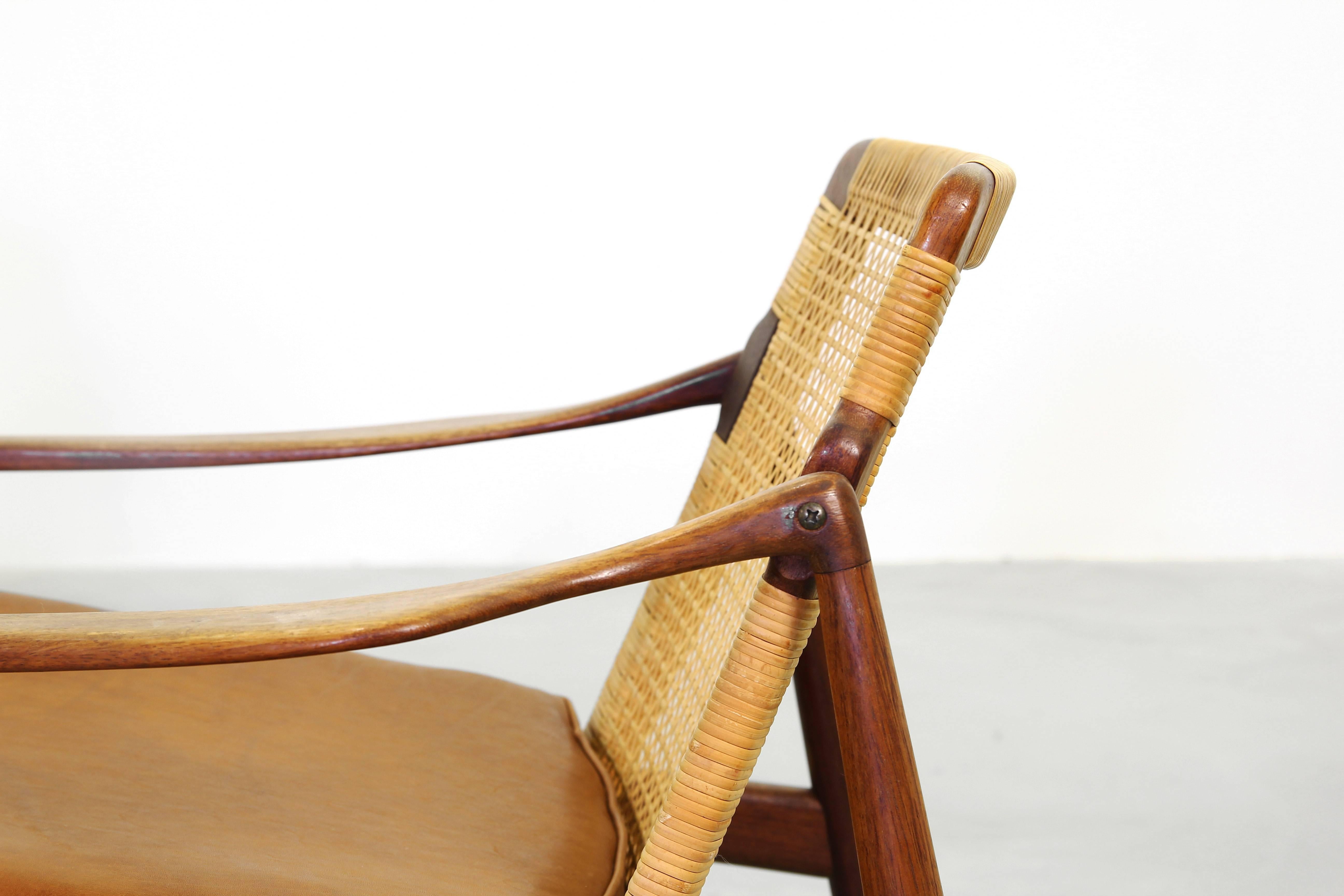 Beautiful Pair of Lounge Easy Chairs by Hartmut Lohmeyer for Wilkhahn No.2 2