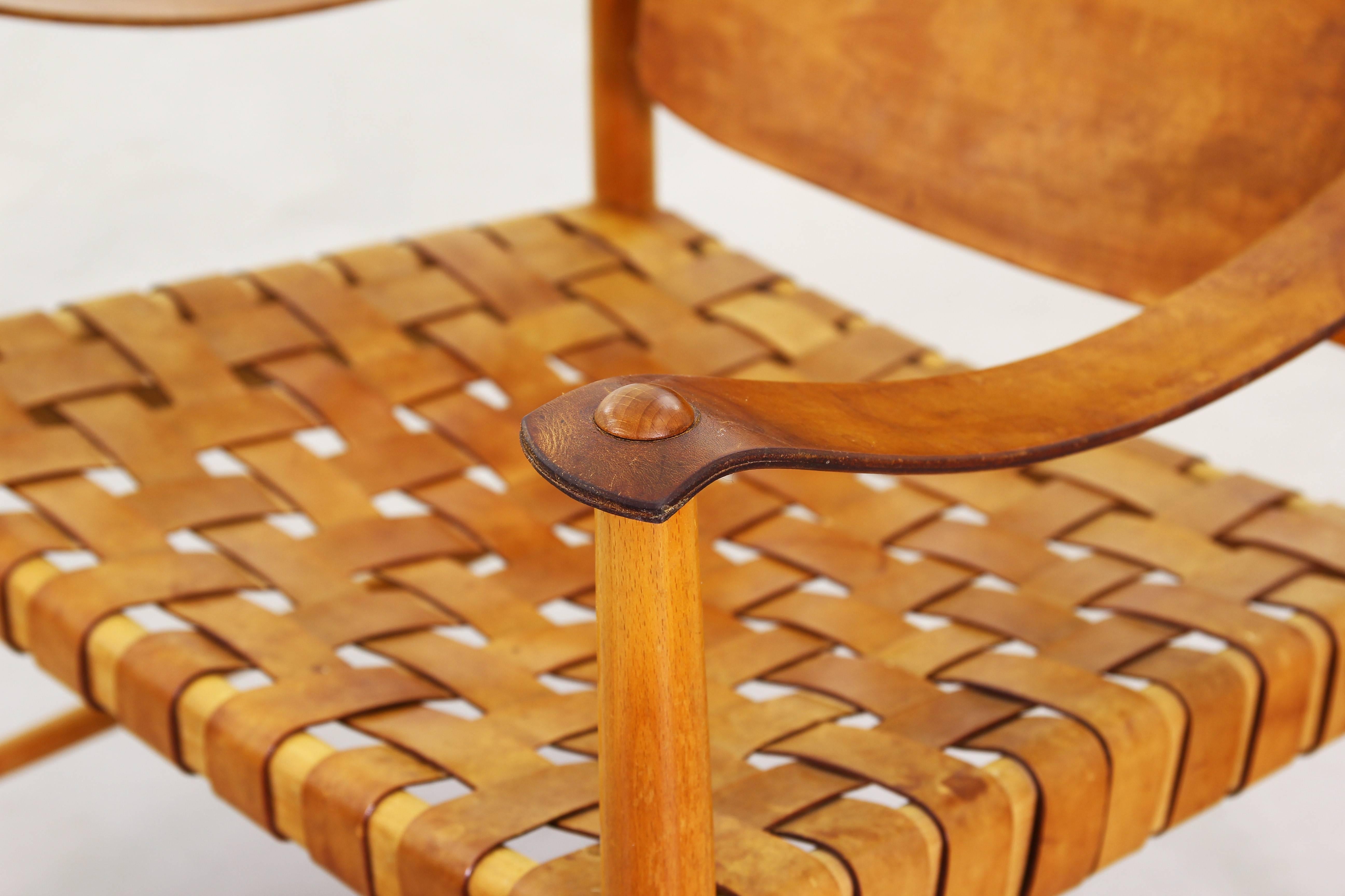 20th Century Beautiful Safari Lounge Chairs in the Style of Børge Mogensen, Hans J. Wegner
