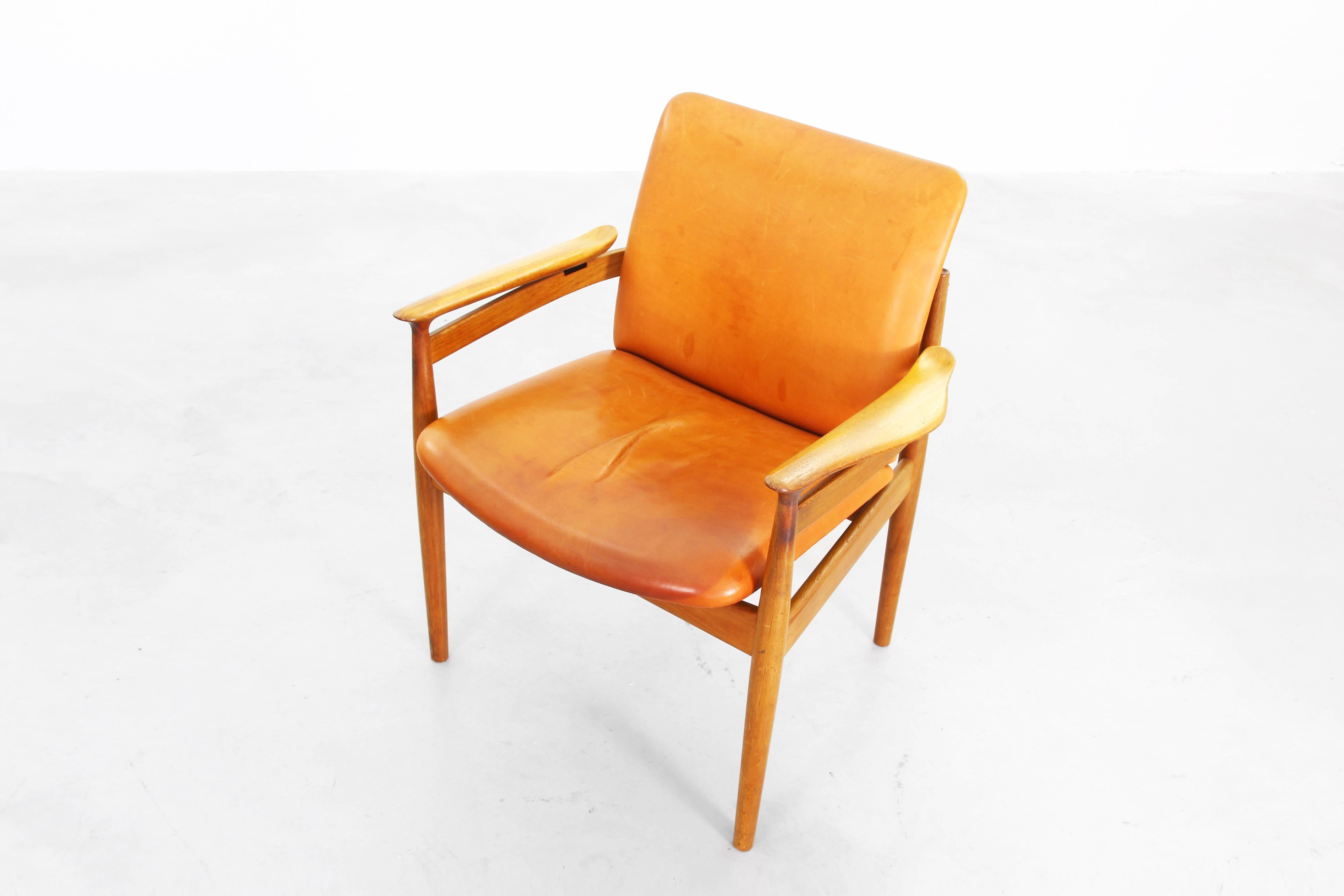 Rare Armchair by Finn Juhl for France & Daverkosen, Denmark, 1963 4