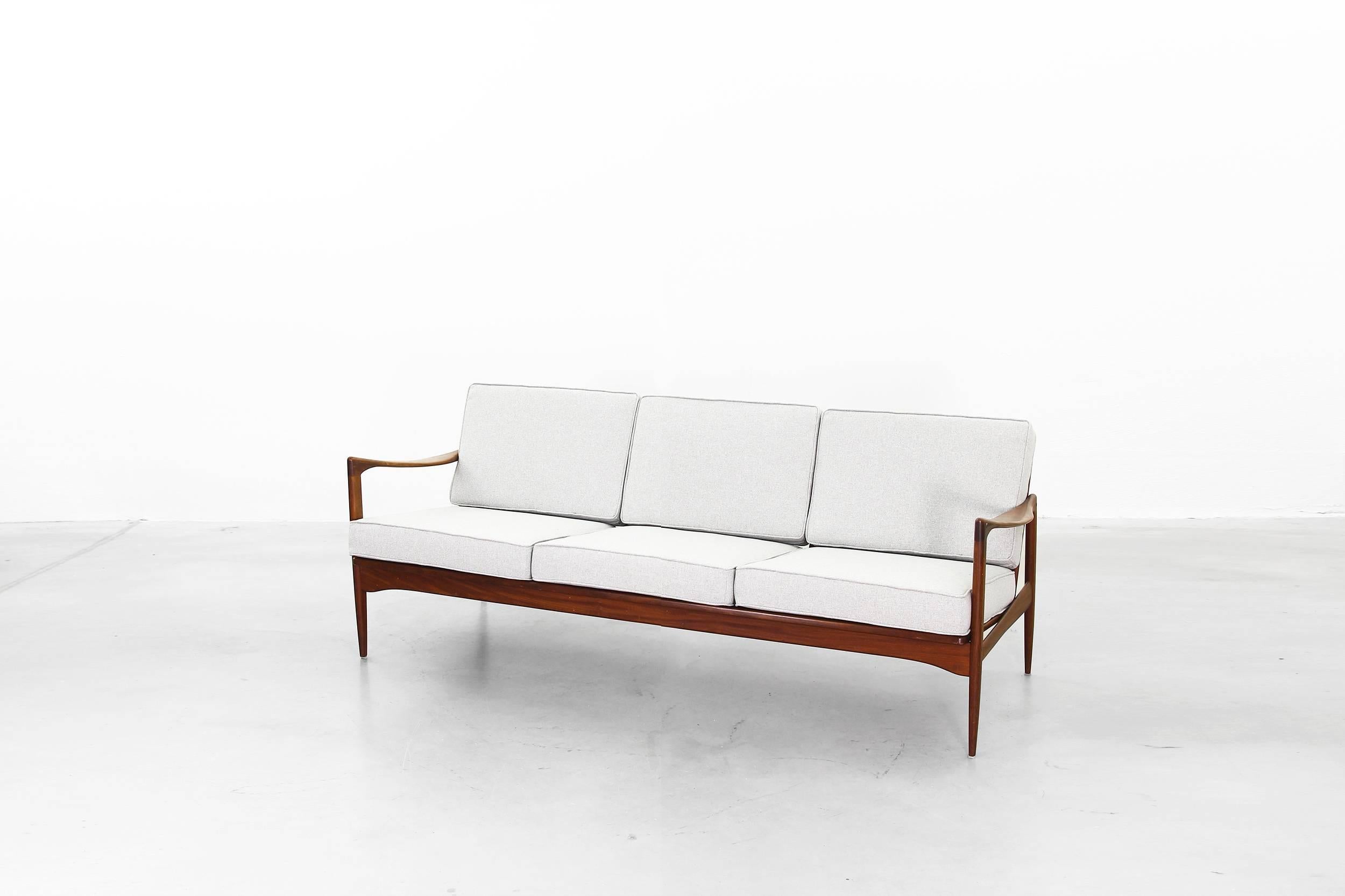20th Century Rare Sofa Model Kandidaten Designed by Ib Kofod-Larsen for Ope Mobler