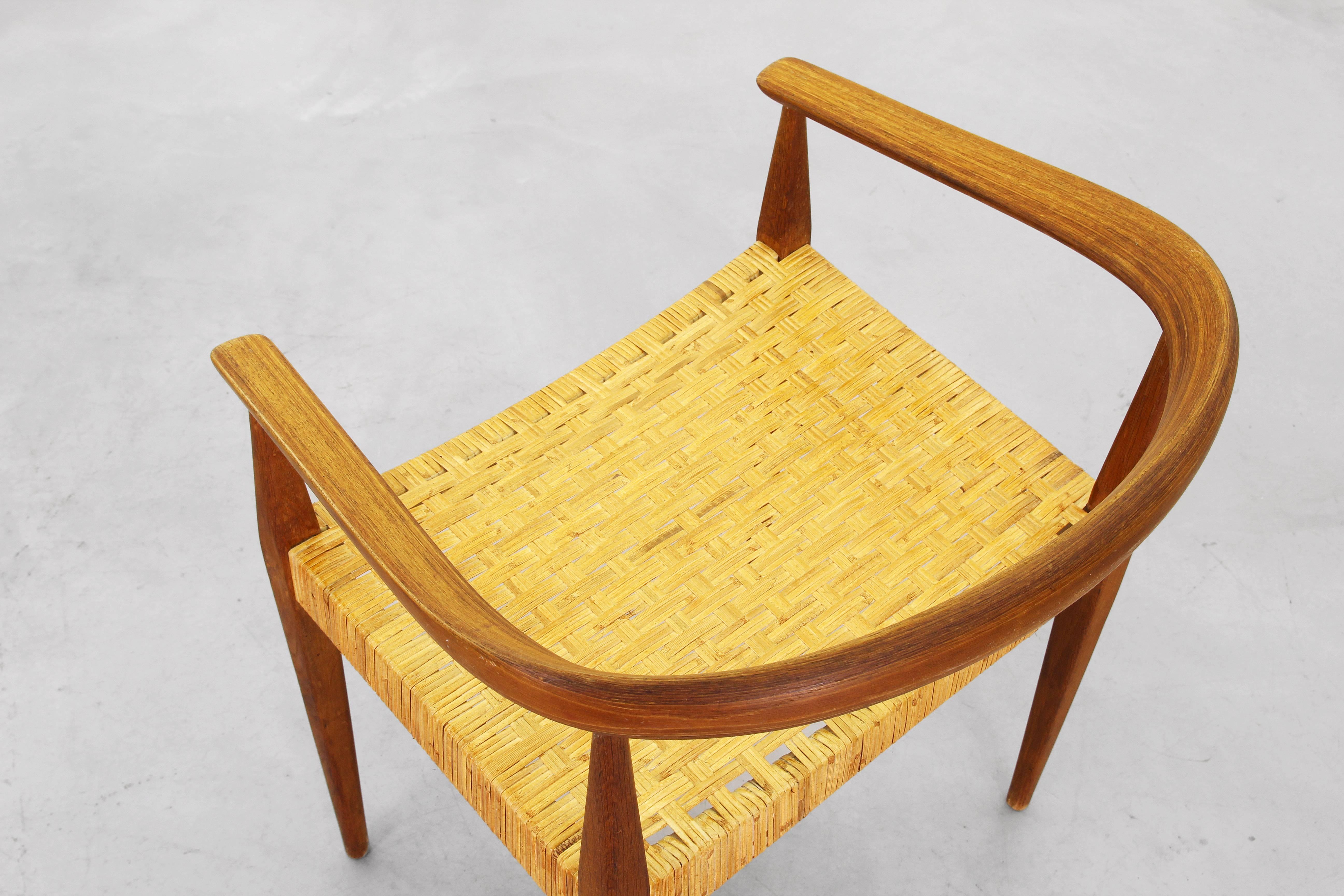 Rare Armchair by Nanna Ditzel for Kolds Savvaerk Denmark For Sale 1