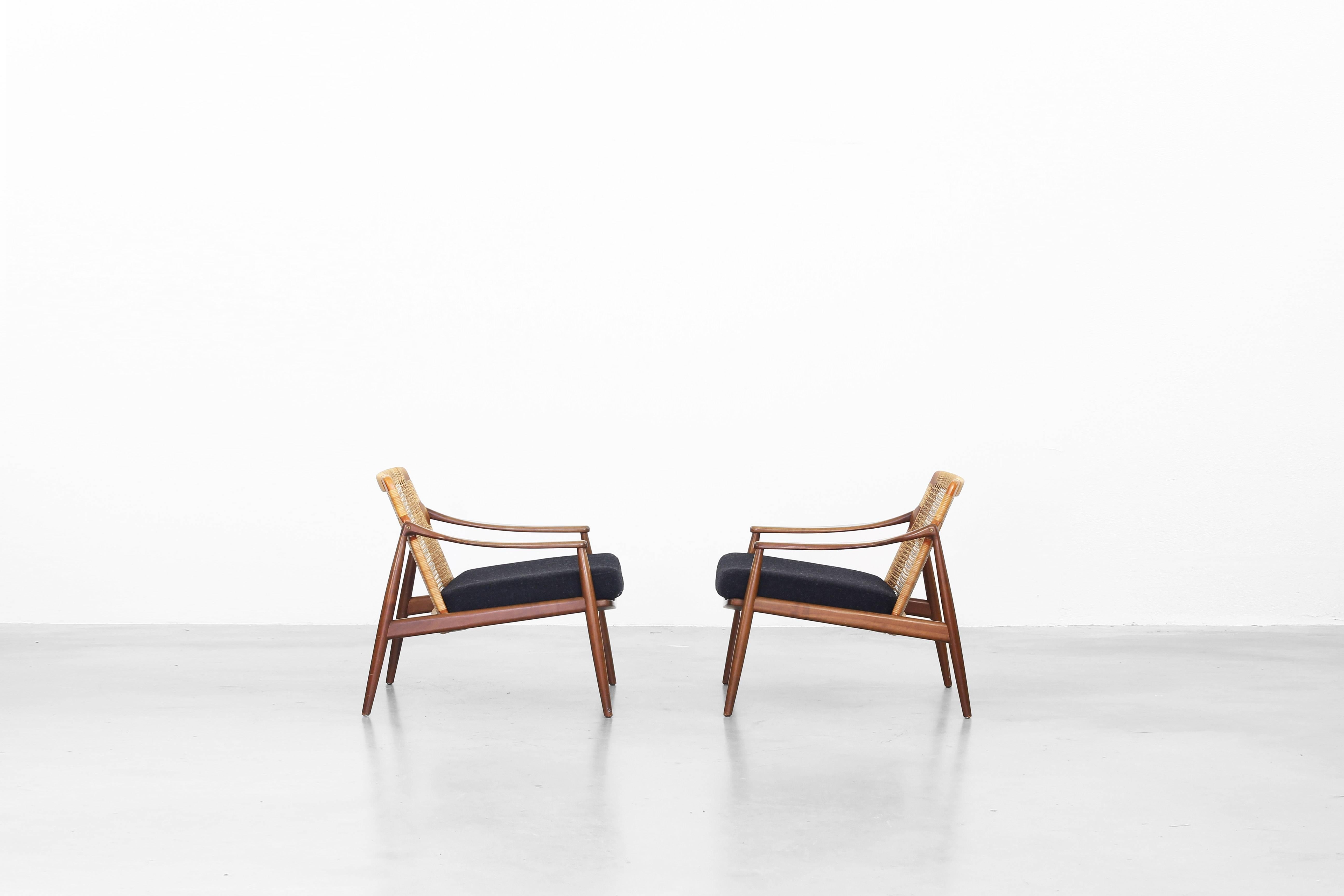 Schönes Paar Lounge-Sessel von Hartmut Lohmeyer für Wilkhahn im Zustand „Gut“ in Berlin, DE