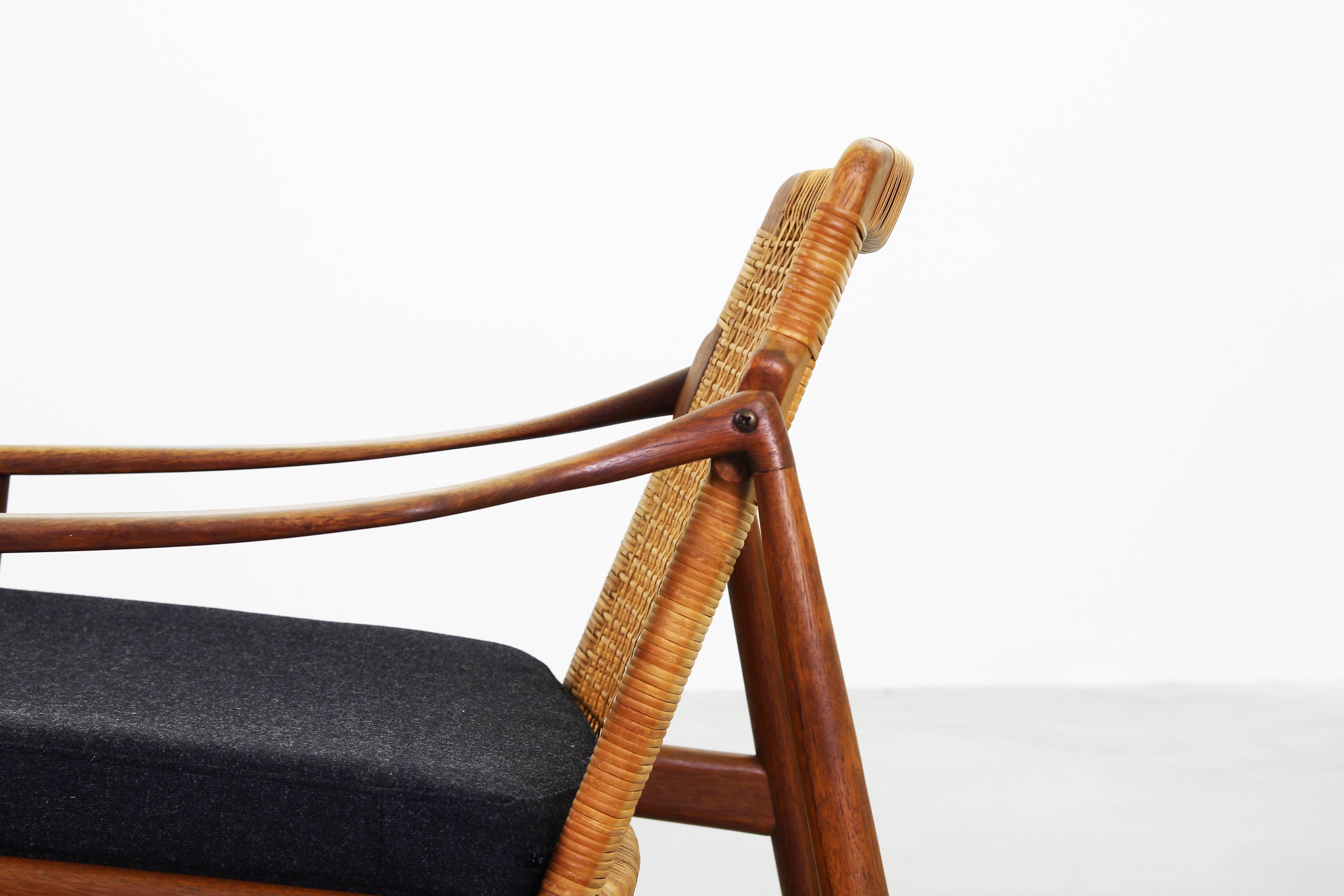 20th Century Beautiful Pair of Lounge Easy Chairs by Hartmut Lohmeyer for Wilkhahn 'b'