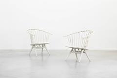 Pair of Lounge Chairs Crinolette by Ilmari Tapiovaara for Asko