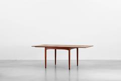 Rare Dining Expandable Table with Flip Top by Borge Mogensen for Soborg