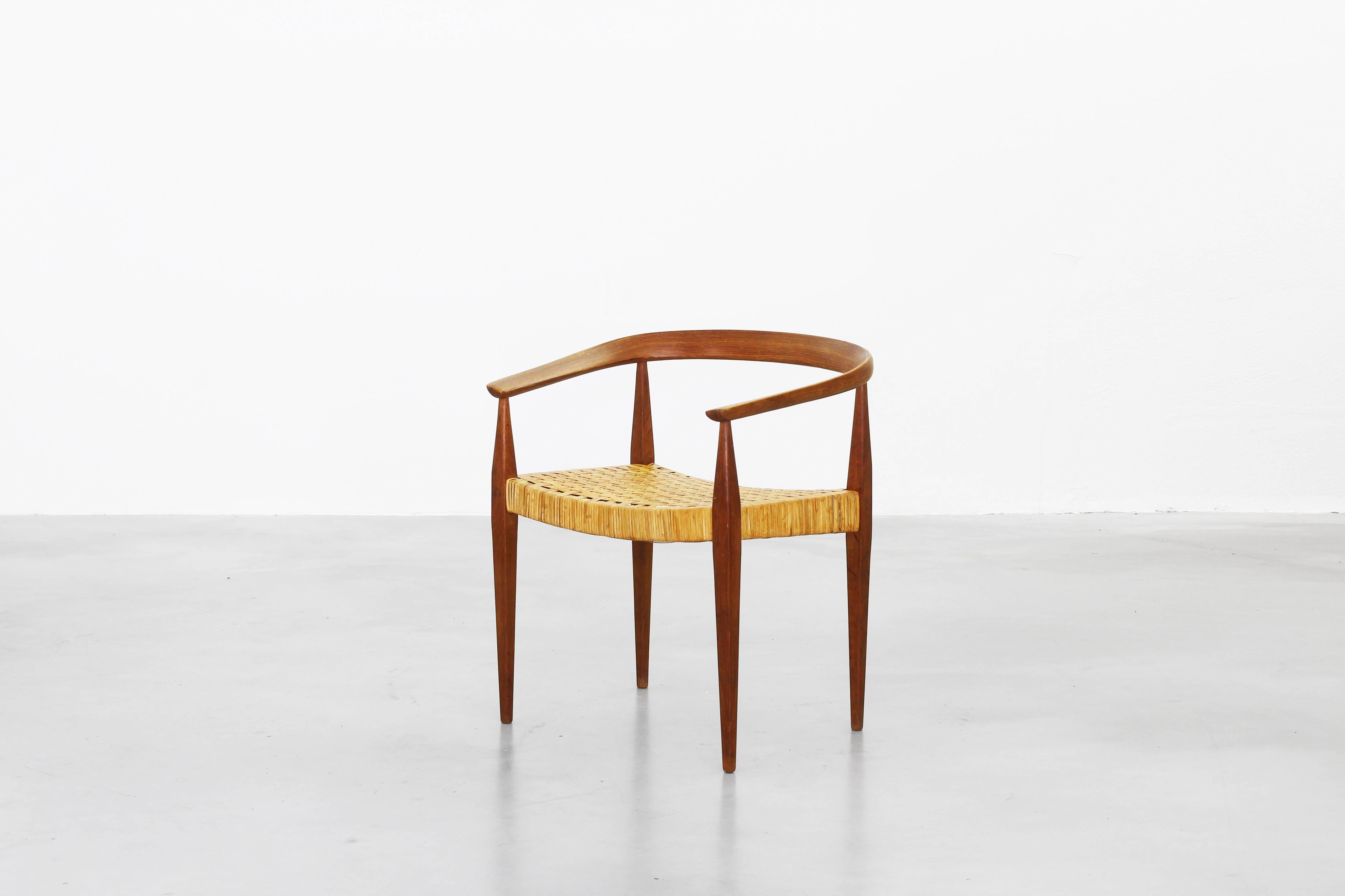 Set of Ten Armchairs by Nanna Ditzel for Poul Kold Savaerk Mod 113 In Good Condition In Berlin, DE