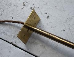 Pair of Adjustable Brass Wall Lights from 1950s