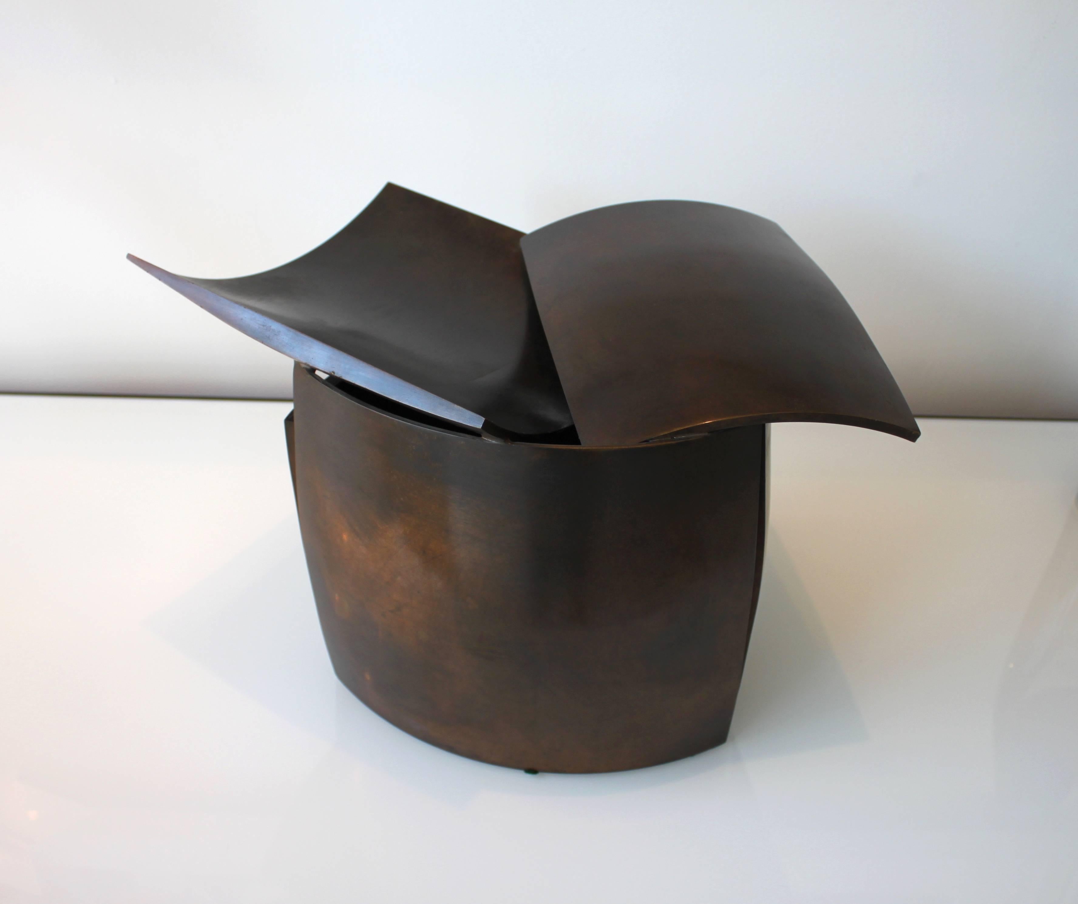 Brass Sculpture by Bryan Kneale RA from 1970s In Excellent Condition For Sale In London, GB