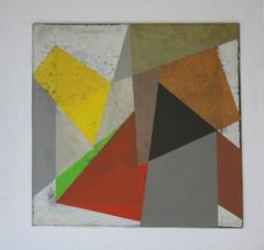 Abstract Oil on Board by Michael Canney from 1987