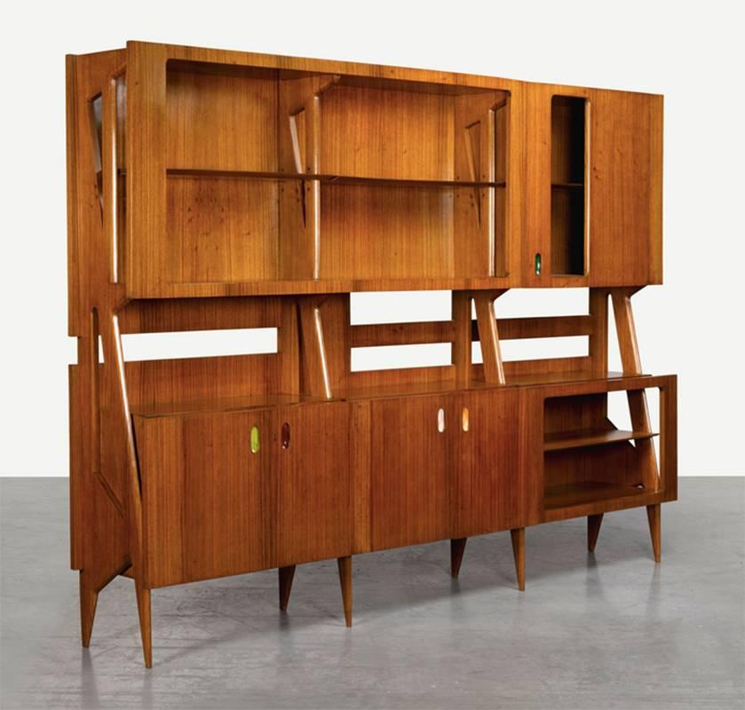 Italian Ico Parisi Monumental Bookcase from 1950s For Sale