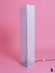 1980s Lacquered Metal Floor Lamp