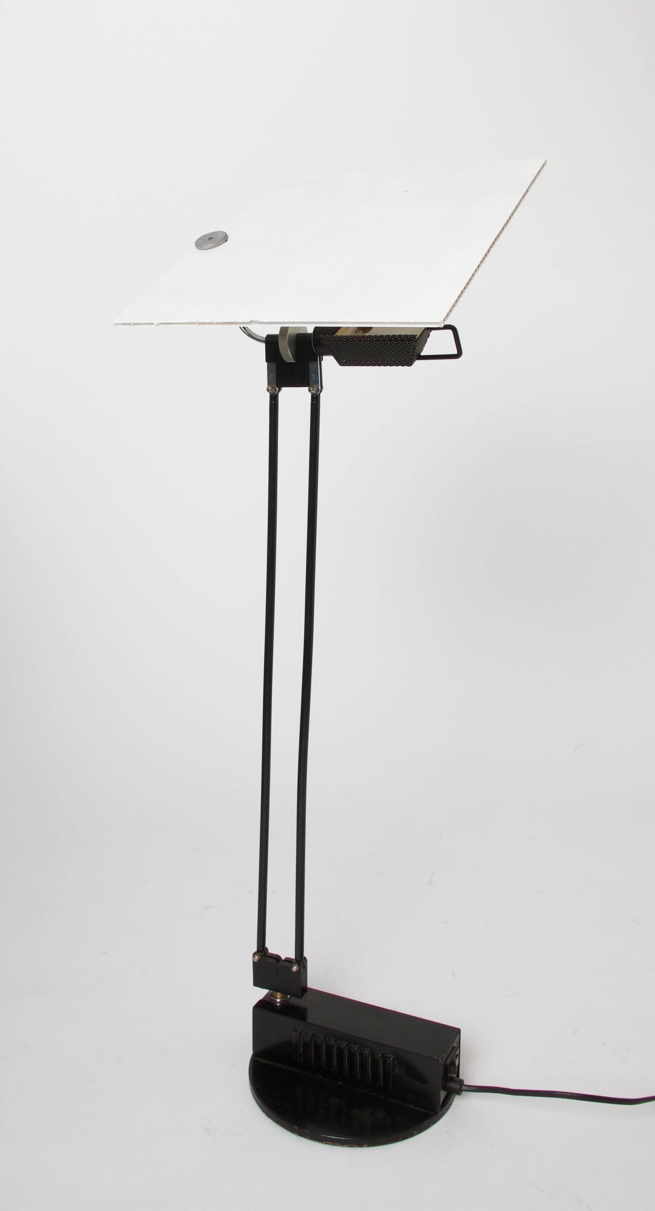 Post-Modern 1985, Sacha Ketoff, 'W.O.' Table Lamp, Edition Aluminor For Sale