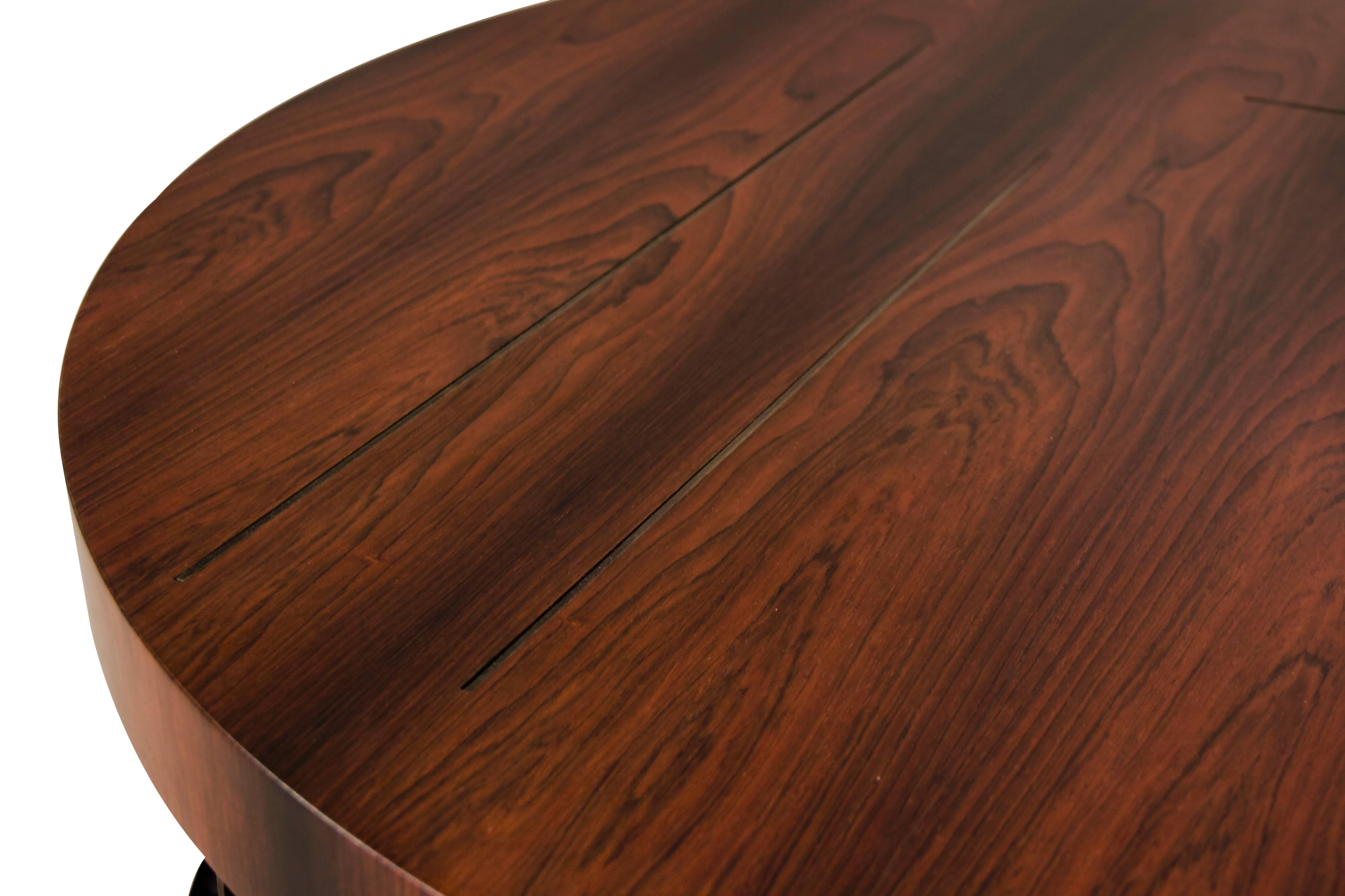 European Modern Timber, Lacquer, Brass Rectangular Lallan Coffee Table by Brabbu For Sale 3