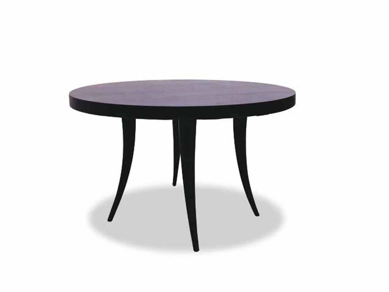 Modern Italian Dom Edizioni Round Gloss Lacquered Dining Table For Sale