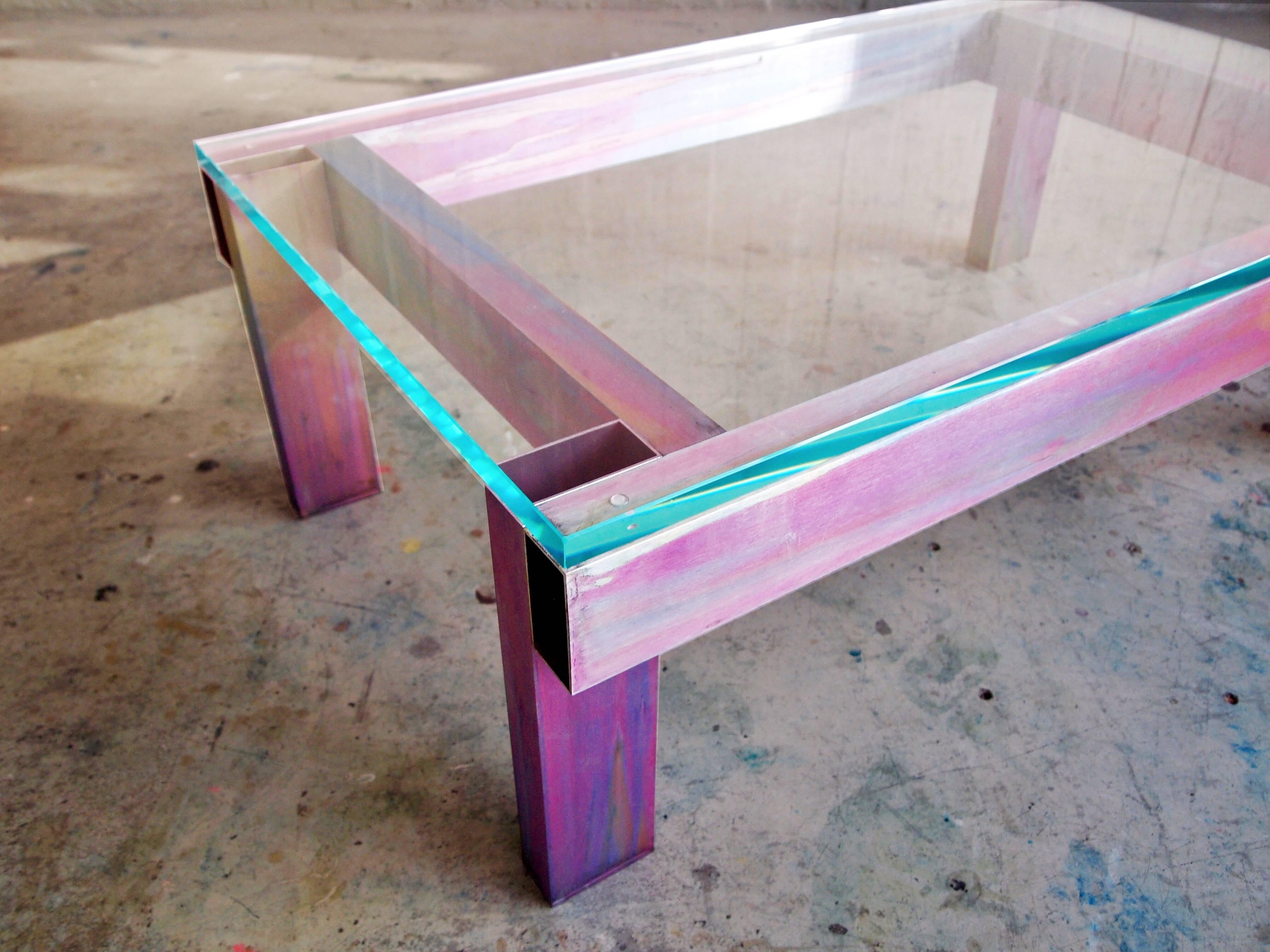 Table basse contemporaine en aluminium anodisé par Fredrik Paulsen Neuf - En vente à Copenhagen, DK