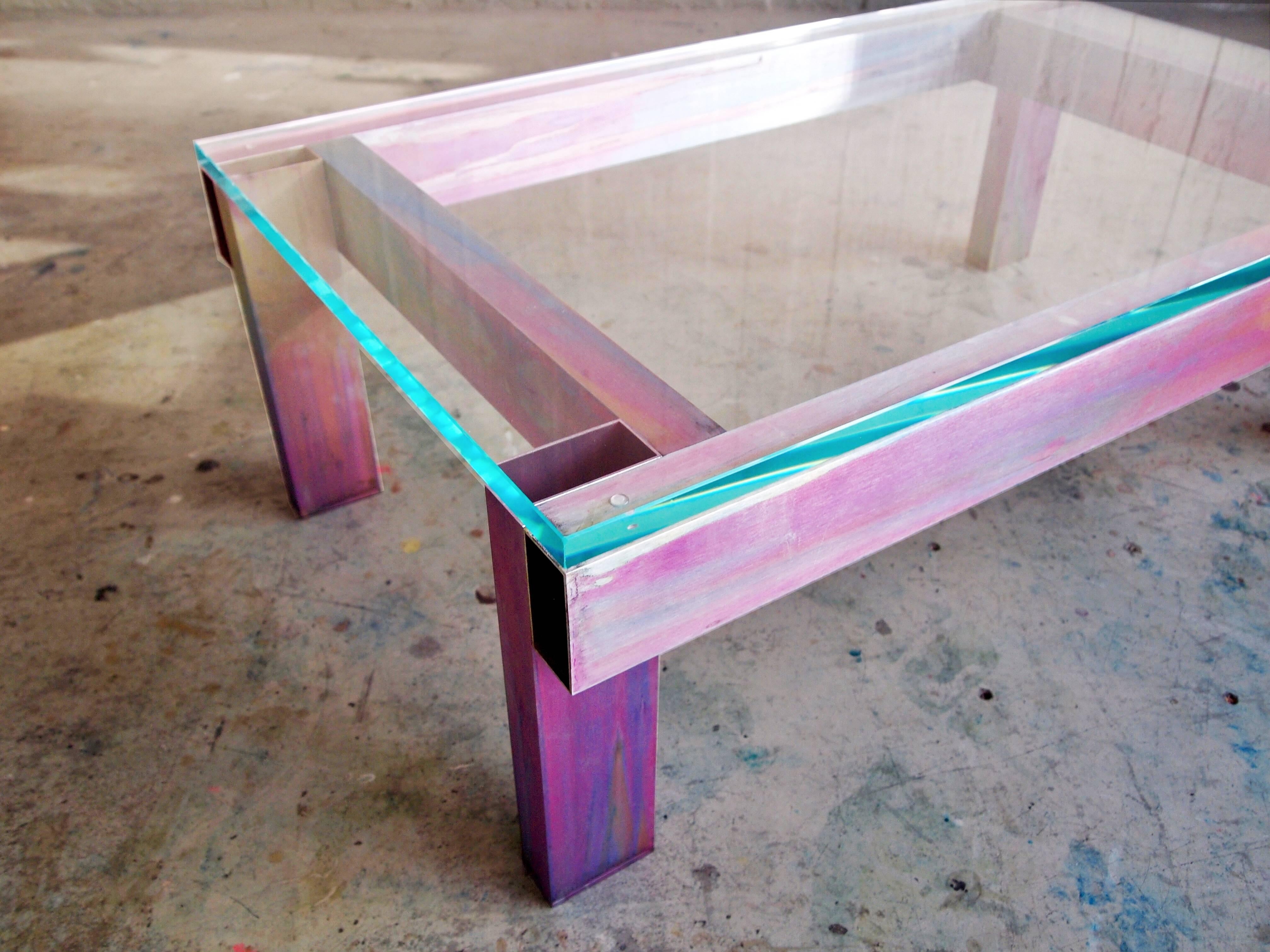 Contemporary Couchtisch aus eloxiertem Aluminium von Fredrik Paulsen im Zustand „Neu“ im Angebot in Copenhagen, DK