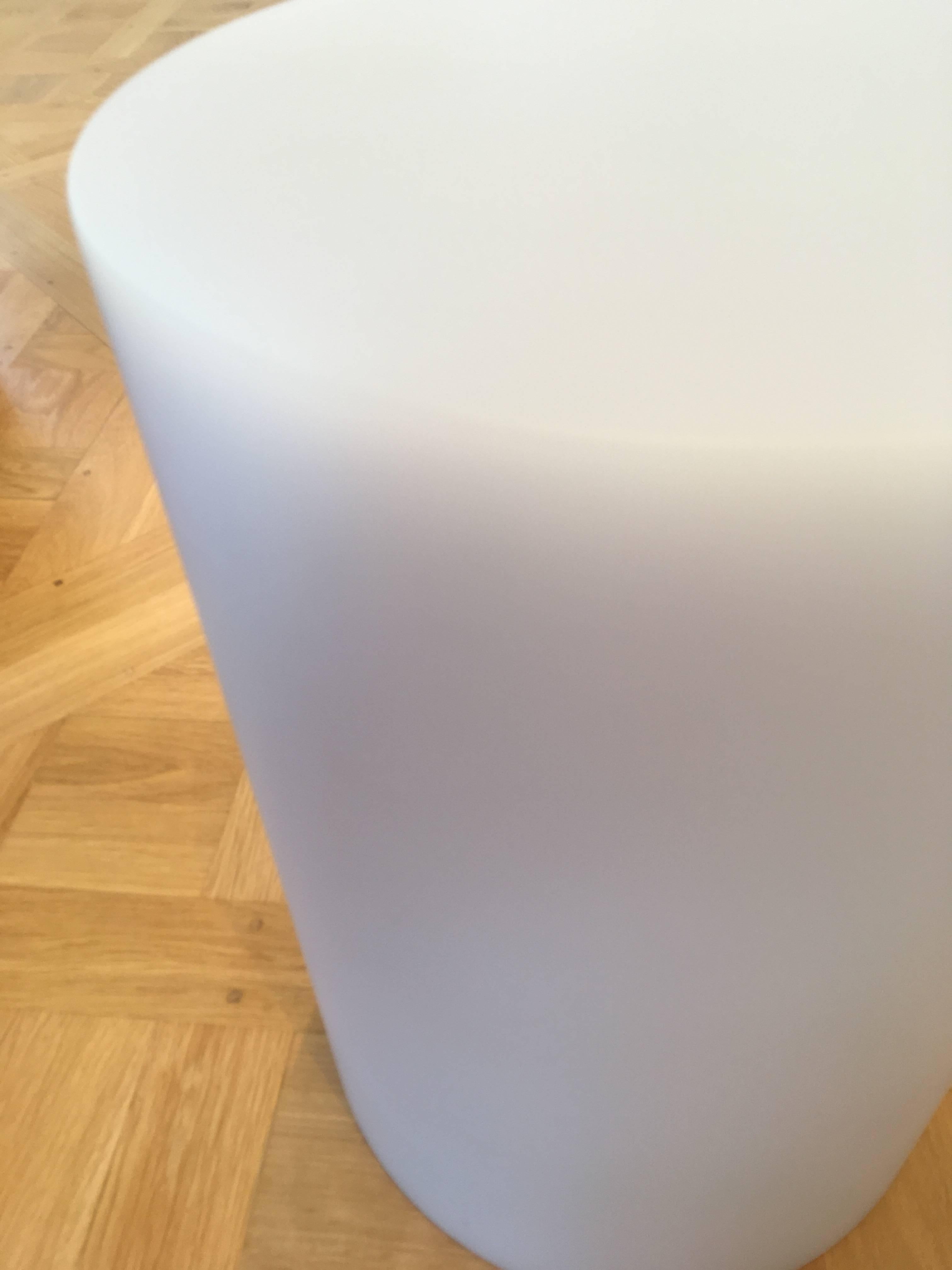 Post-Modern Contemporary Resin Stool or Side Table by Sabine Marcelis, matte, Ice Lavender For Sale