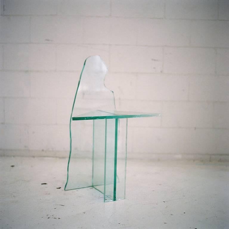 Modern Glass Chair 2 by Guillermo Santoma