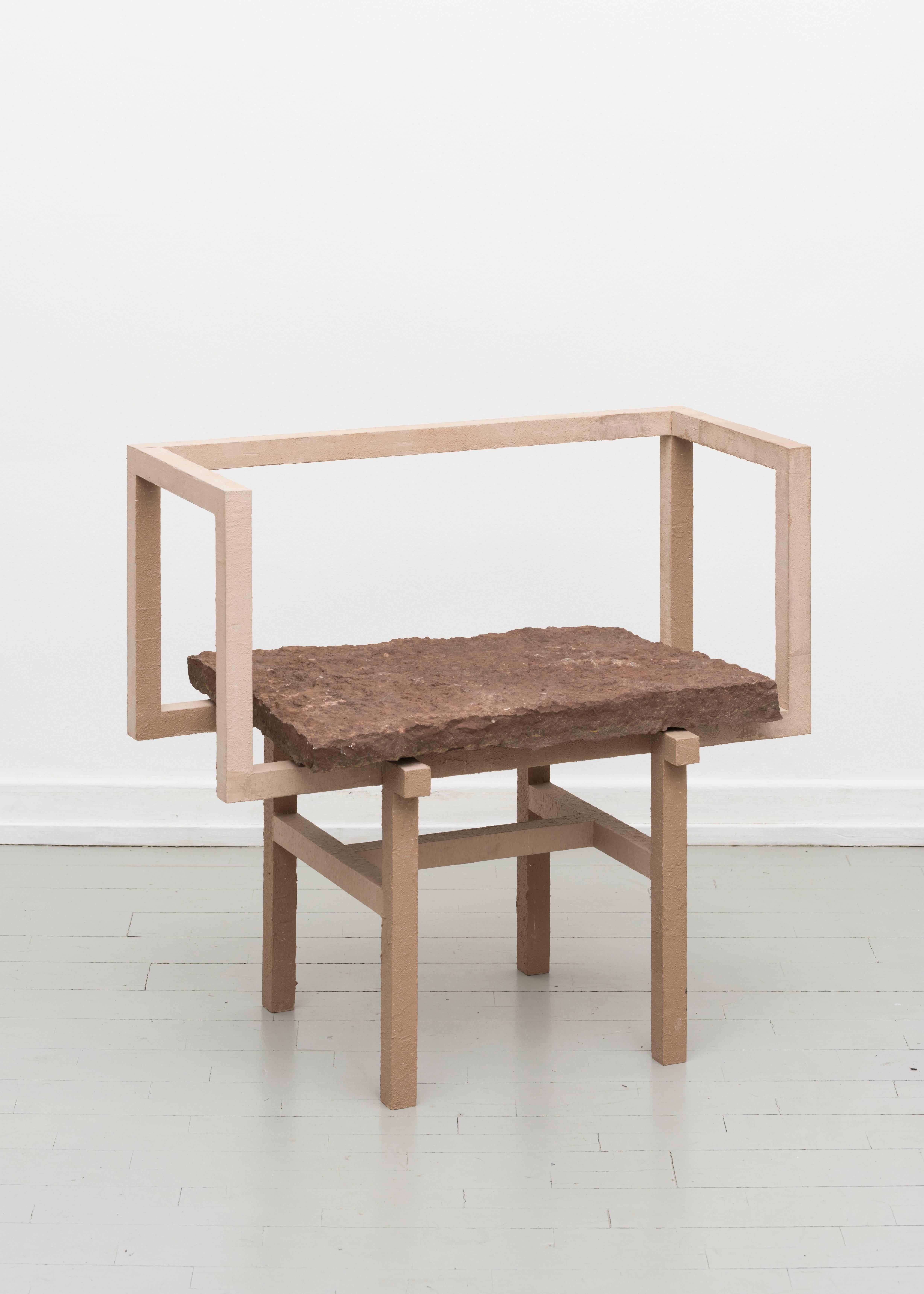 'Stoned Chair 1' was specifically designed for the exhibition Stoned at Etage Projects. A stone quarry in Öland, Sweden, is the departure point for the creation of the works. Paulsen has been exploring and examining the unique qualities of the rose