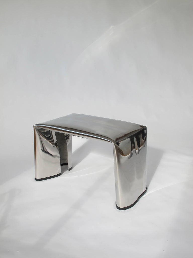Contemporary Steel Bench by Soft Baroque For Sale at 1stDibs | modern steel  bench