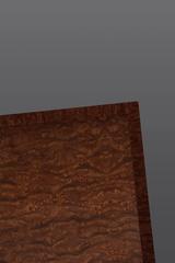 Servizio di superficie, pezzo da parete in bubinga