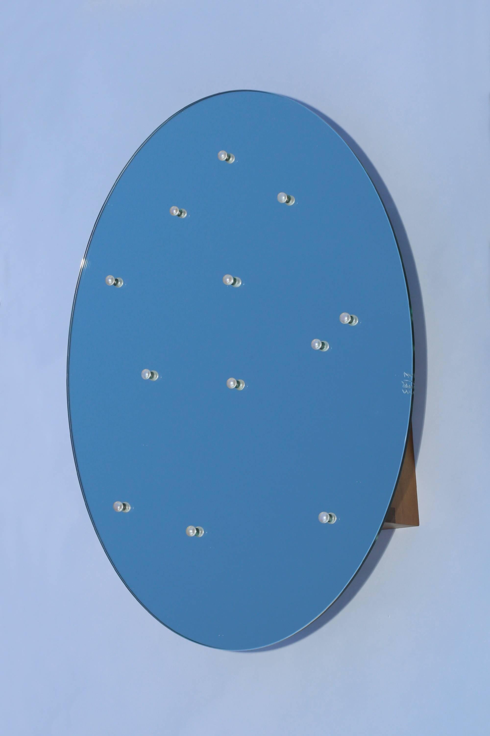 Pearl Cabinet Mirror by Soft Baroque In New Condition In Copenhagen, DK