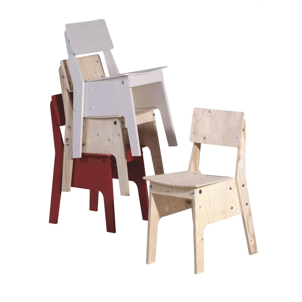 Crisis Chair by Piet Hein Eek in Plywood For Sale
