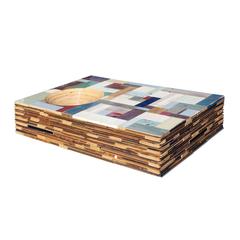 "Waste Coffee Cube" in Scrap wood by Piet Hein Eek