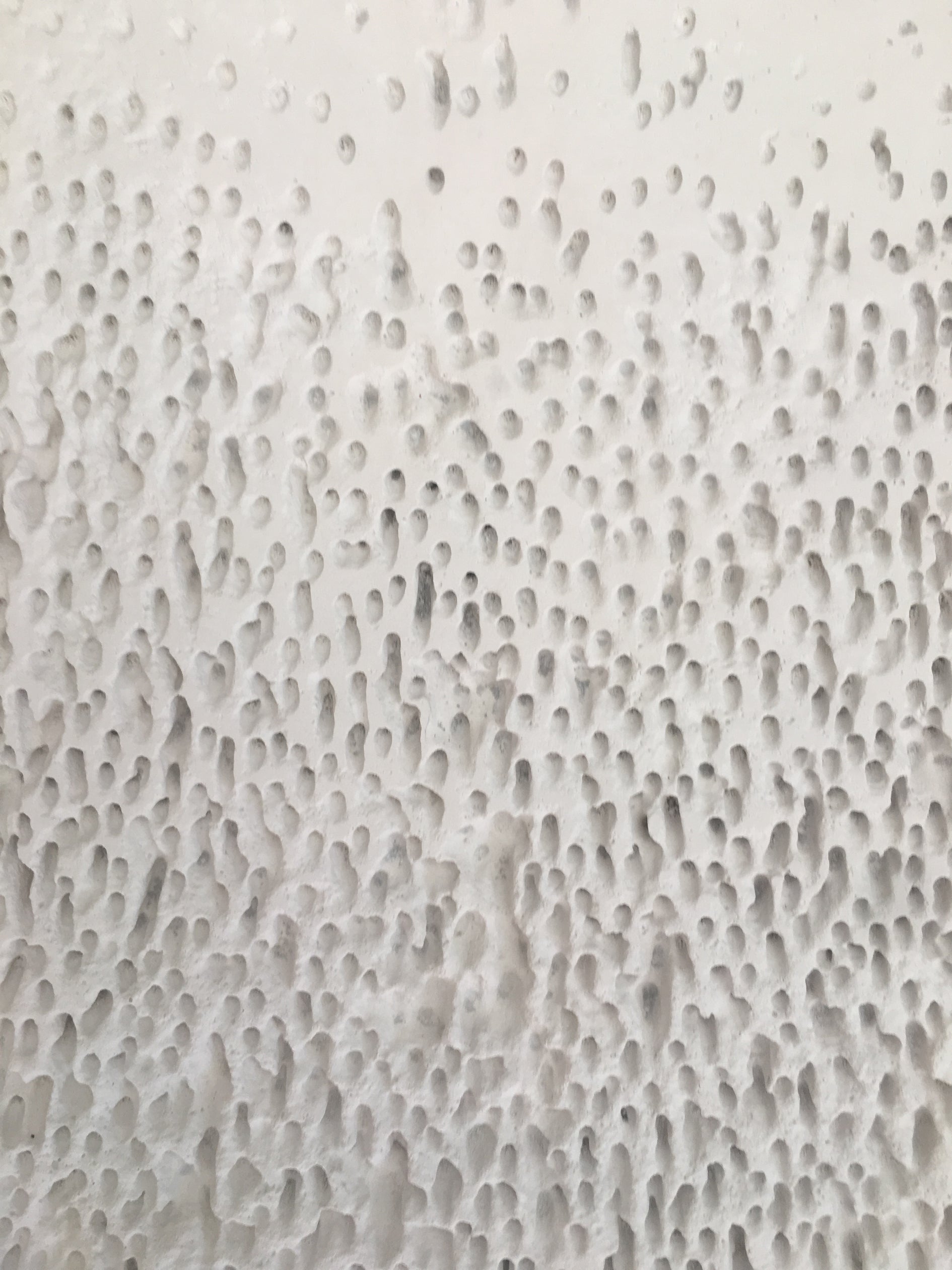 Caco3 Alveolizzazione, Wall Art In Stucco, Mortar And Steel By Caco3 Alveolizzazione, Wall Art In Stucco, Mortar And Steel By