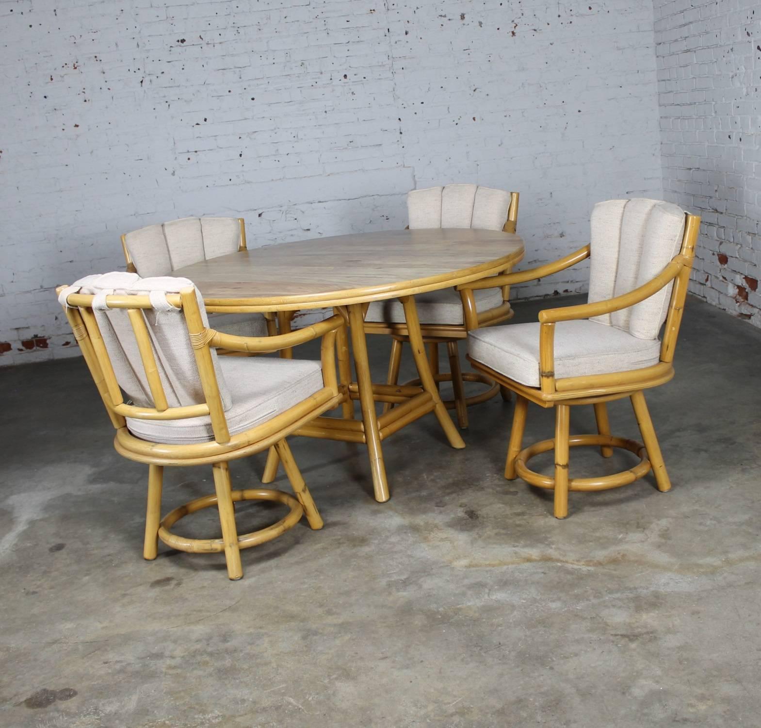 ficks reed dining table and chairs