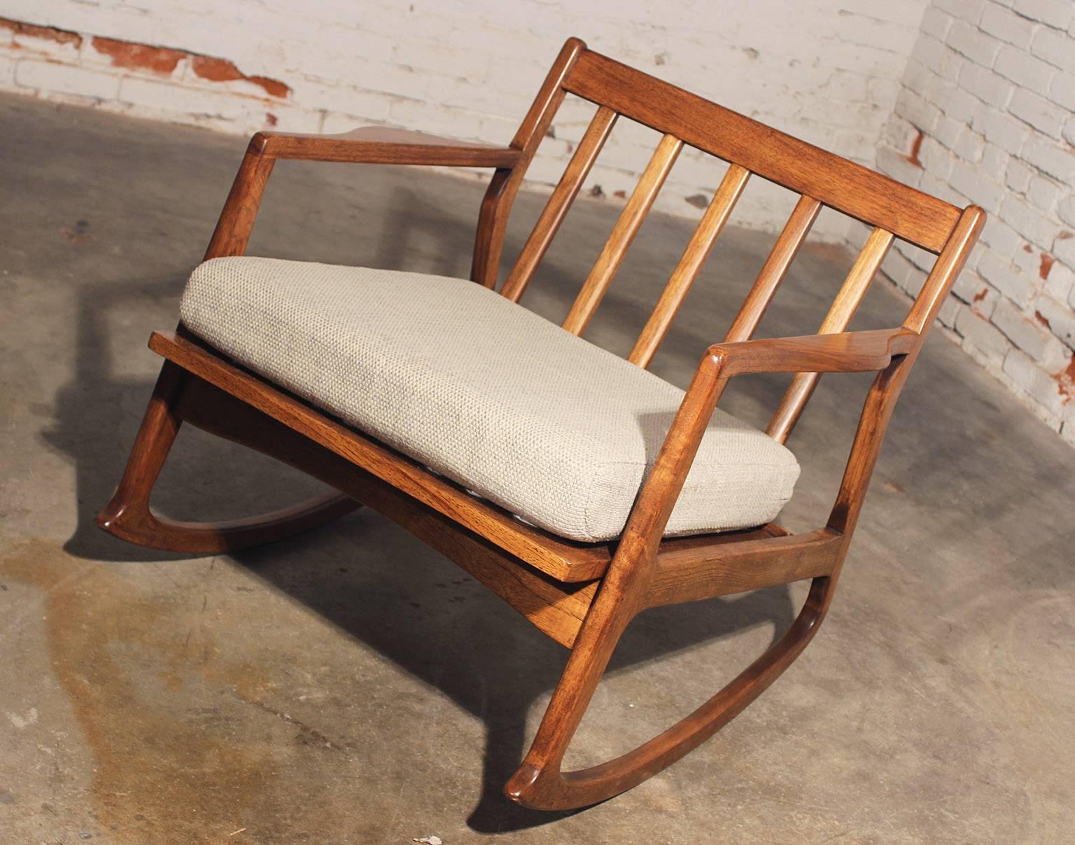 vintage mid century rocking chair