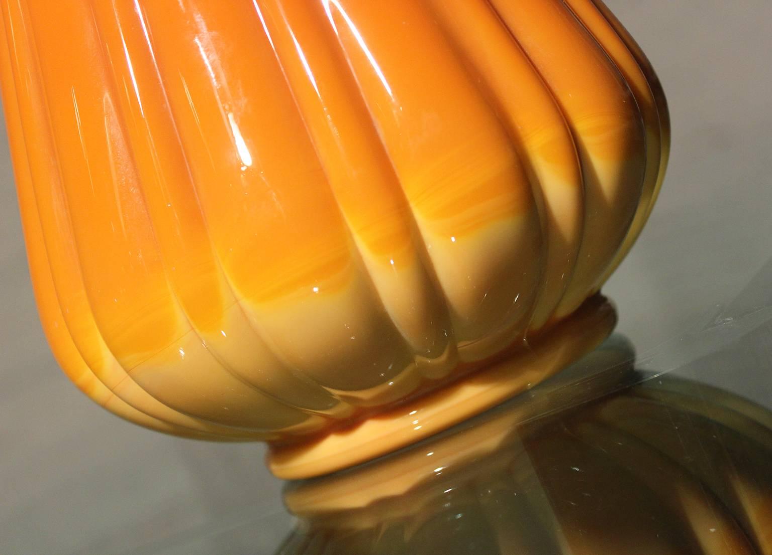 Monumental Orange Stretch Vase 1