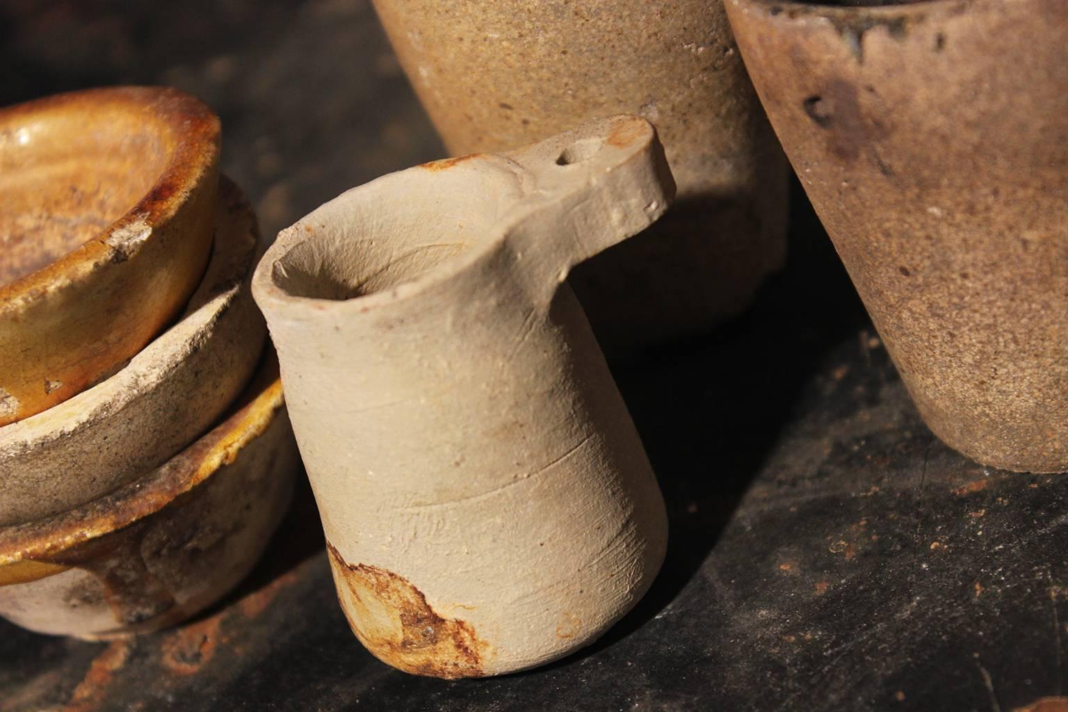 19th Century Antique Colorado Mining Ceramic Crucibles