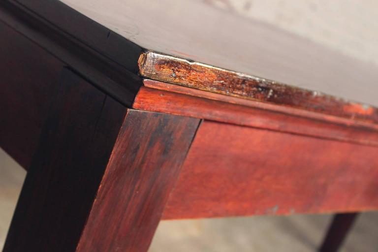 Antique Rustic Distressed Farmhouse Style Harvest Dining Or Console Table Antique Rustic Distressed Farmhouse Style Harvest Dining Or Console Table