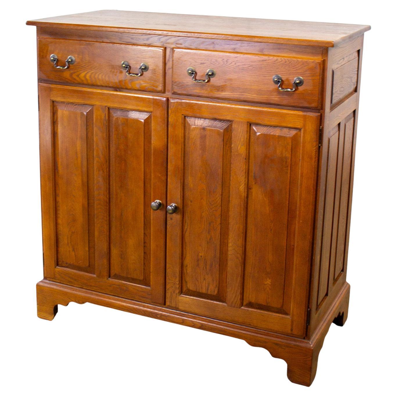 Georgian Style Oak Sideboard Chestnut Creek 100 Yr Anniversary Edition by Keller For Sale