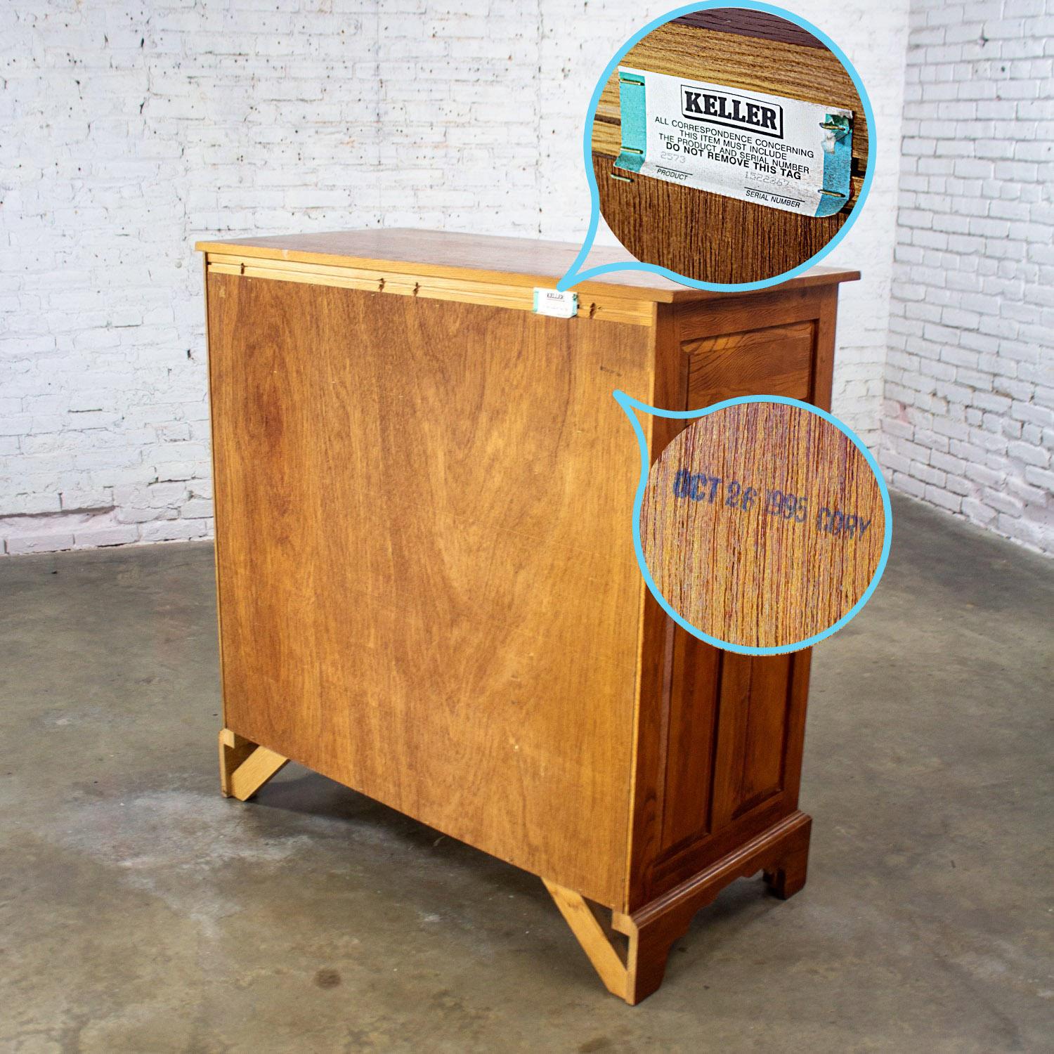 Georgian Style Oak Sideboard Chestnut Creek 100 Yr Anniversary Edition by Keller For Sale 5