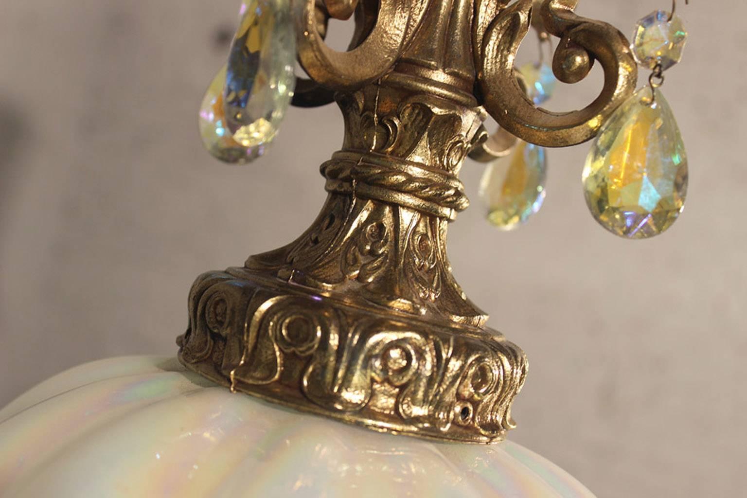 vintage blown glass lamps