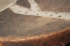 Antique Hand-Carved African Three-Legged Wooden Stool