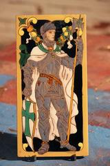 Medieval Knights Figural Art Tiles Ramos Rejano Sevilla, Spain