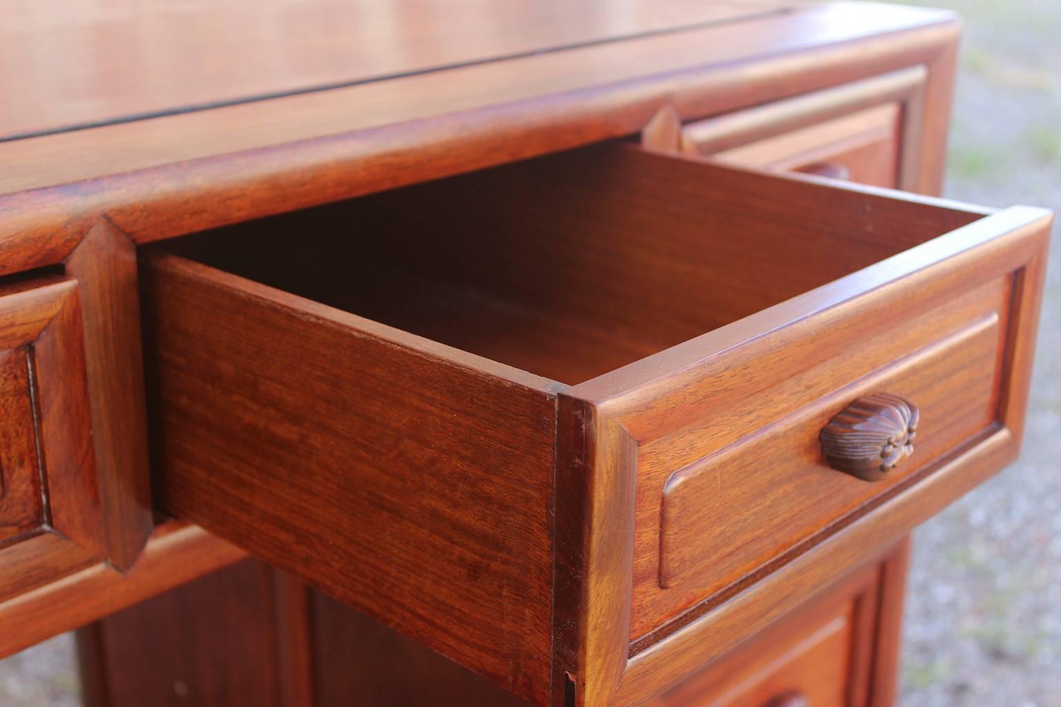solid rosewood desk