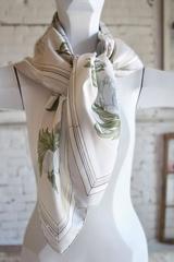 Hermes Silk "Quai aux Fleurs" Carré, Scarf Designed by Hugo Grygkar
