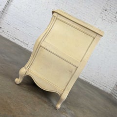 Prince Howard French Provincial Hollywood Regency Antique White Dresser Credenza