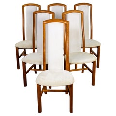 Vintage Scandinavian Modern Teak Dining Chairs by Skovby Furniture Set of 6