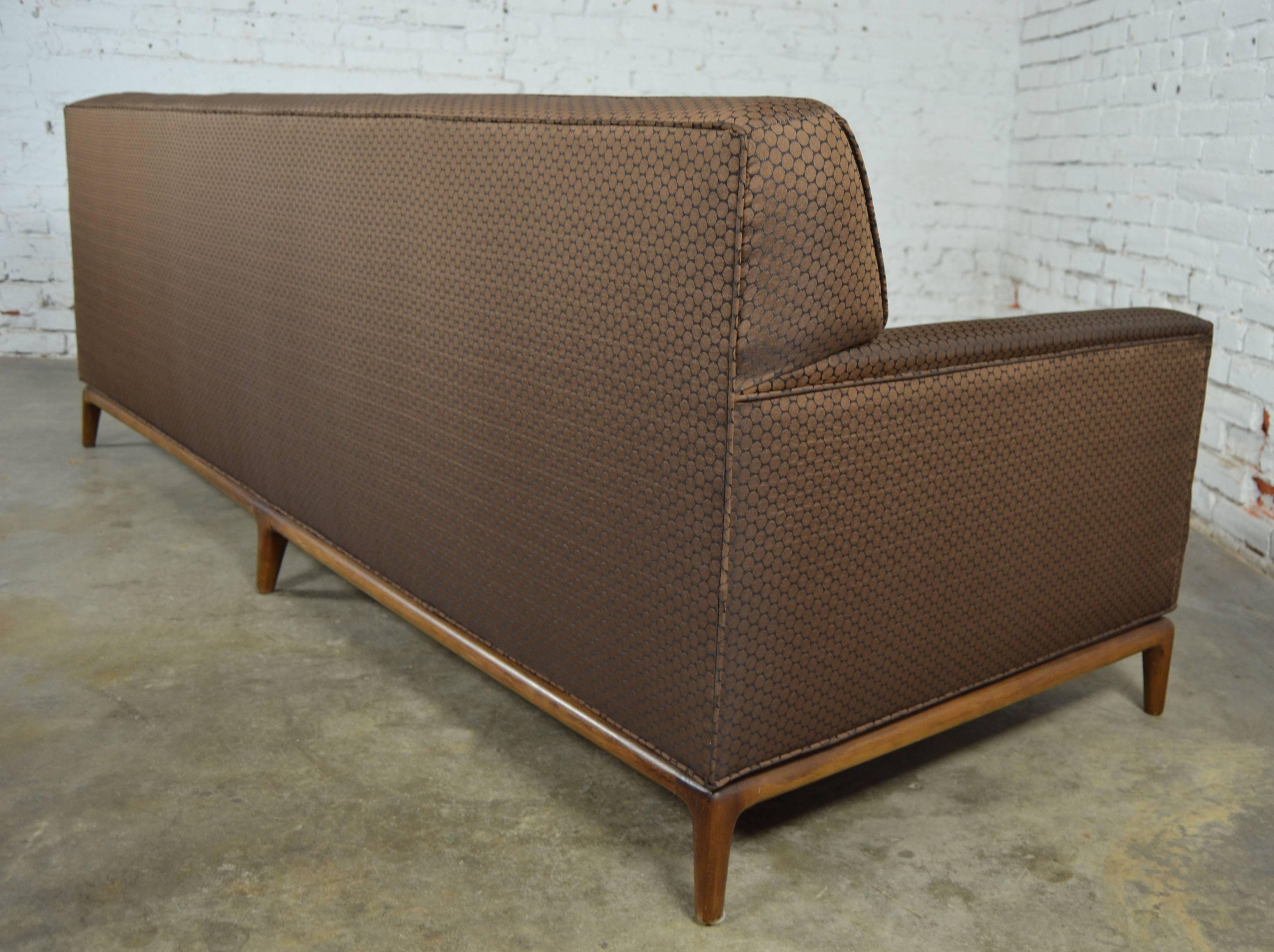 tufted mid century sofa