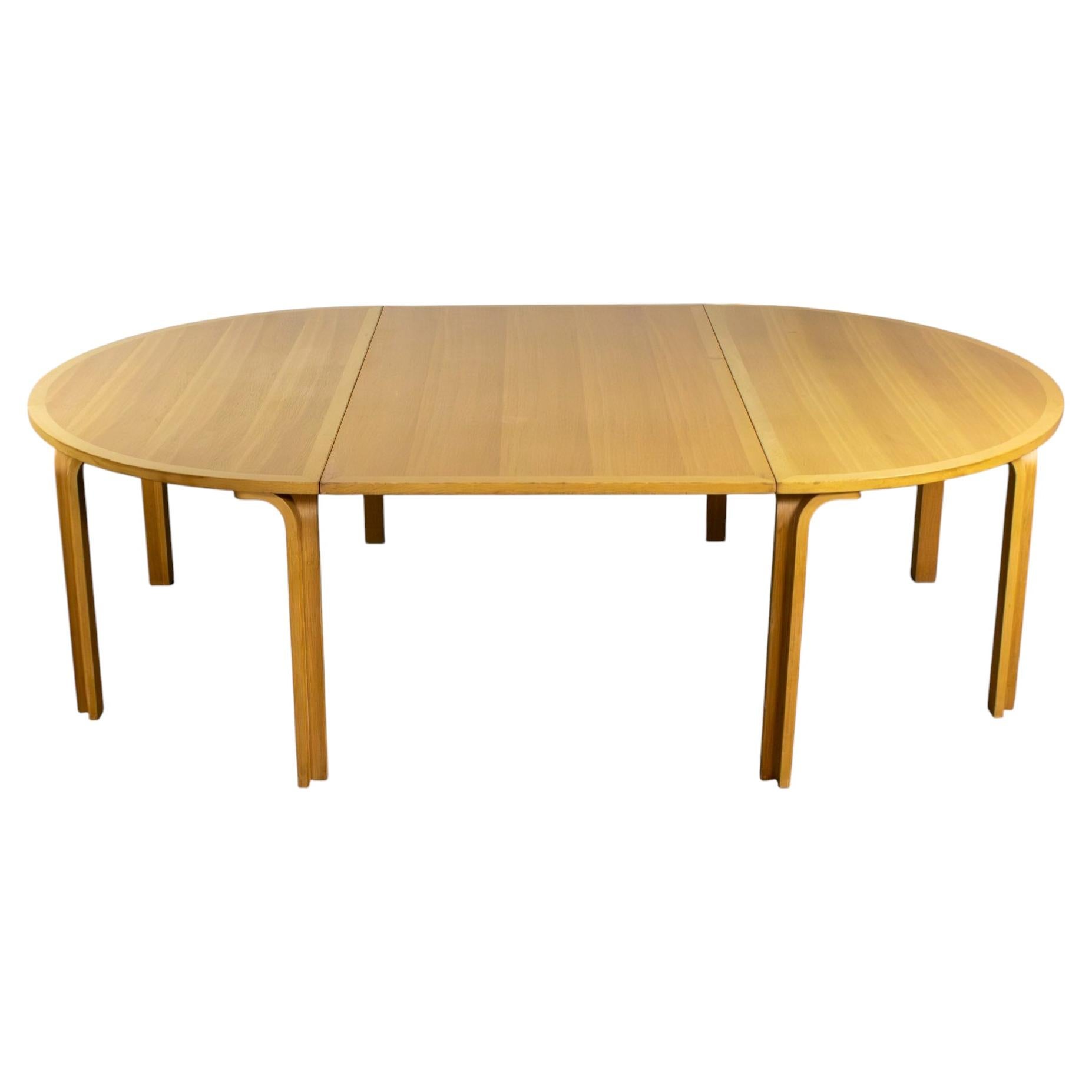 Pre-owned Magnus Olesen Oak Dining Table By Thygesen And Sorensen For  And Rudd Int. W Leaf In Brown