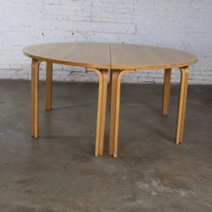 Oak Dining Table by Thygesen and Sorensen for Magnus Olesen and Rudd Int. w Leaf