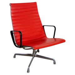 MCM Aluminum Group Lounge Chair Eames for Herman Miller Stationary High Back