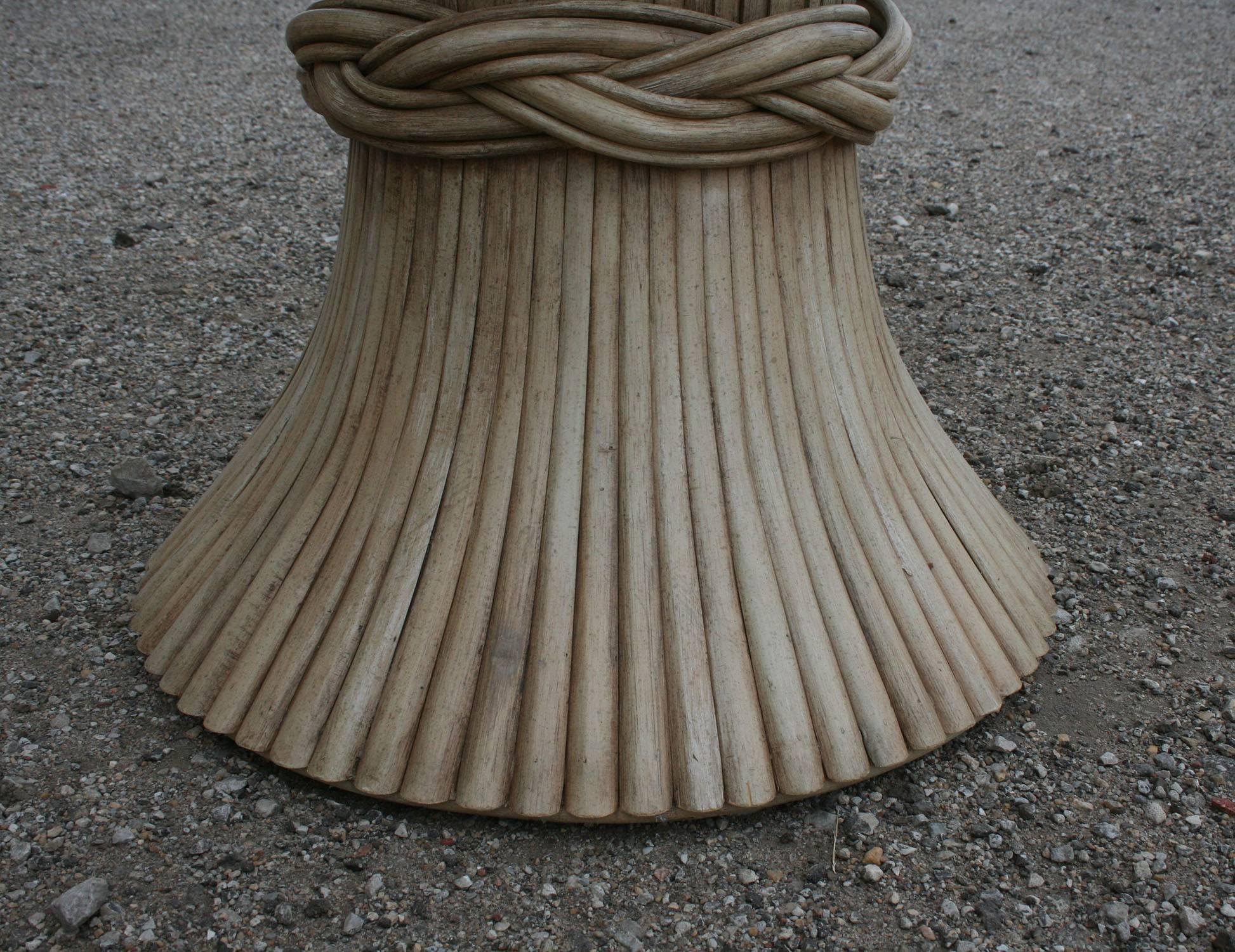 rattan table bases for glass tops